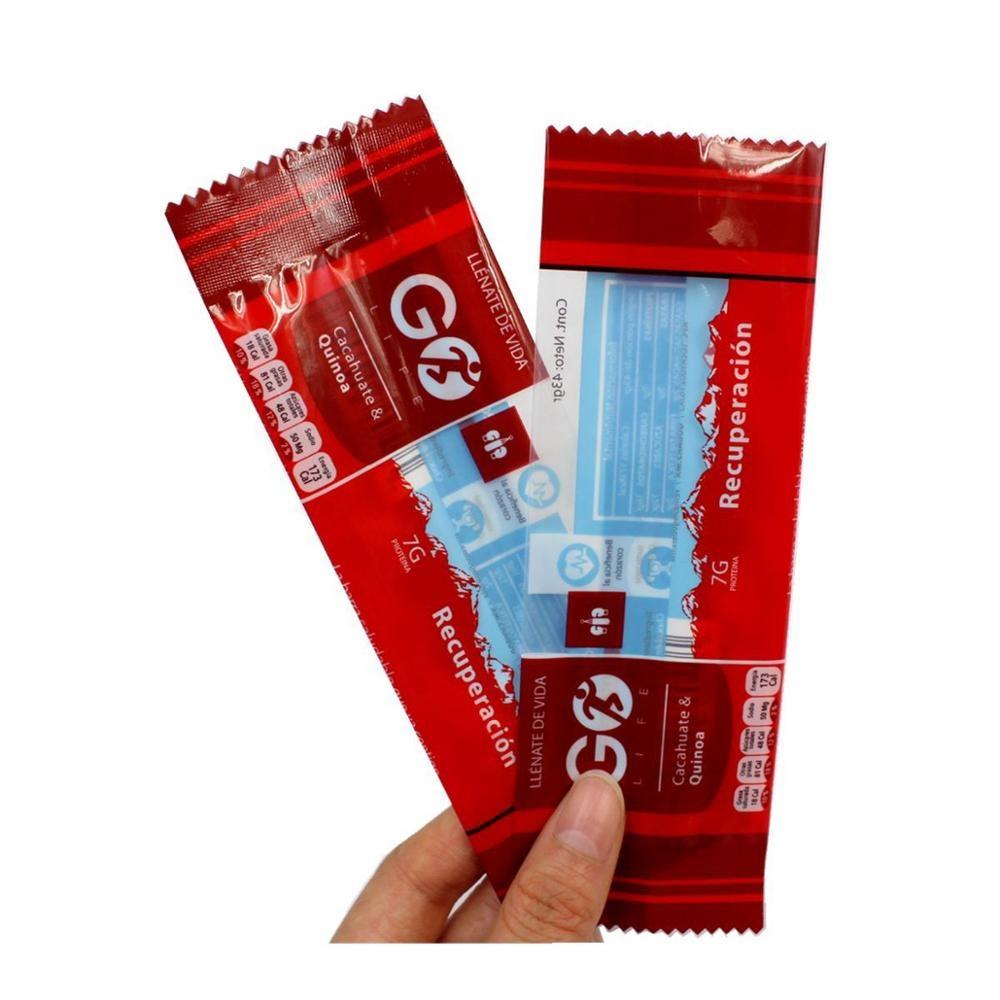 transparent bag for protein bar