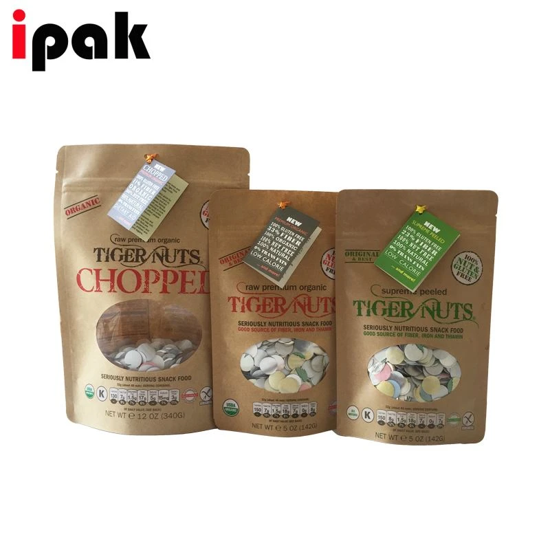 kraft paper bags with window